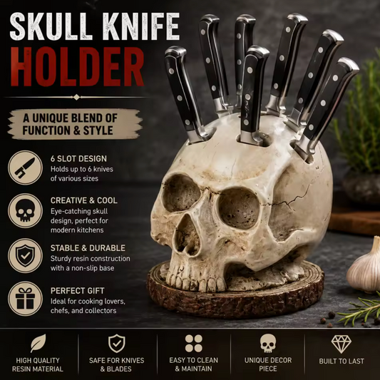 "Skull" Knife Holder